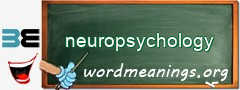 WordMeaning blackboard for neuropsychology